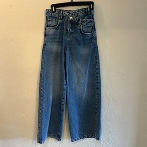 Zara girls wide leg Jeans 13-14